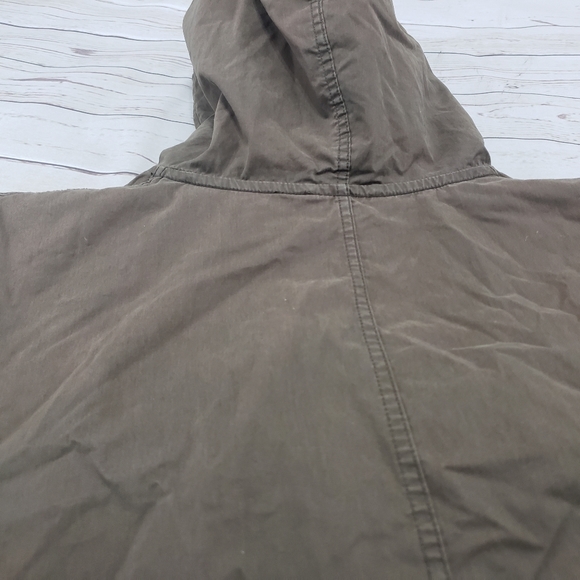 Abercrombie & Fitch Jacket SZ L Zip Up Button Up - Picture 4 of 12